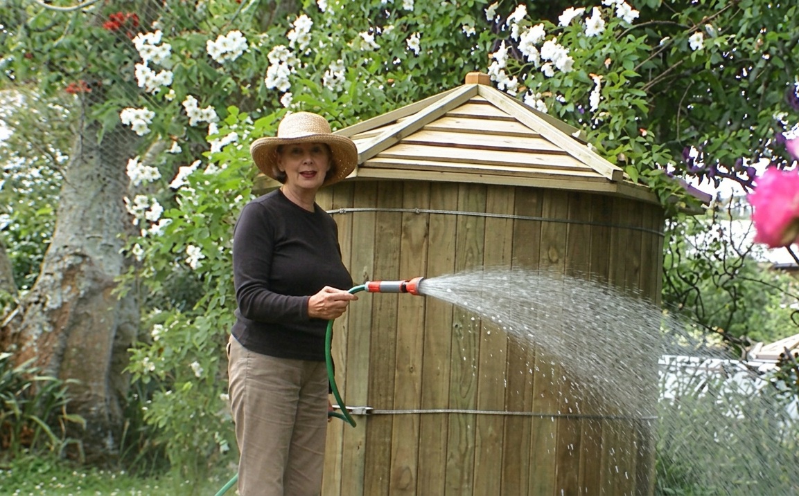Timbertank landscape installation