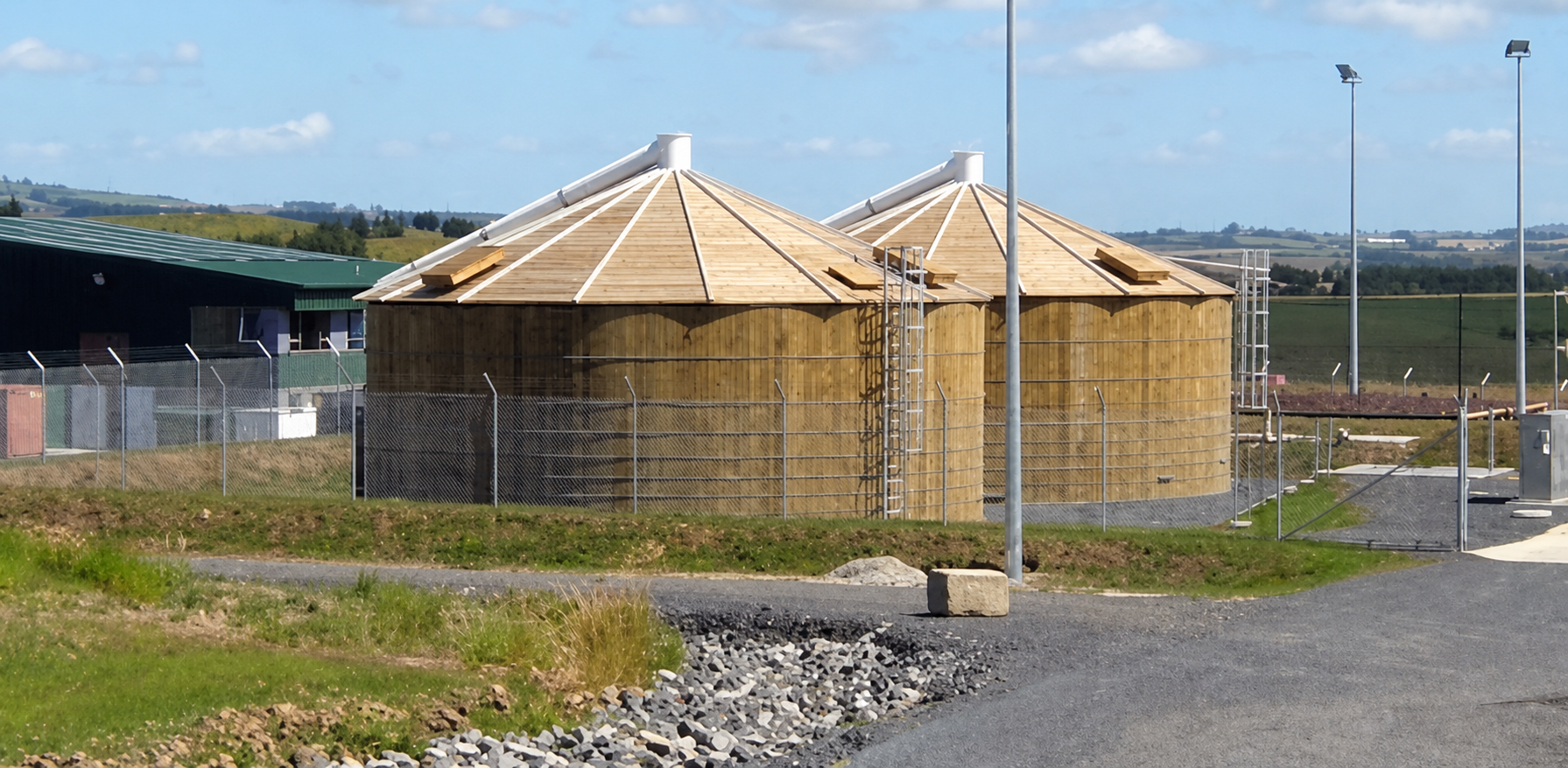 Timbertank leachate collection installation at Hampton Downs